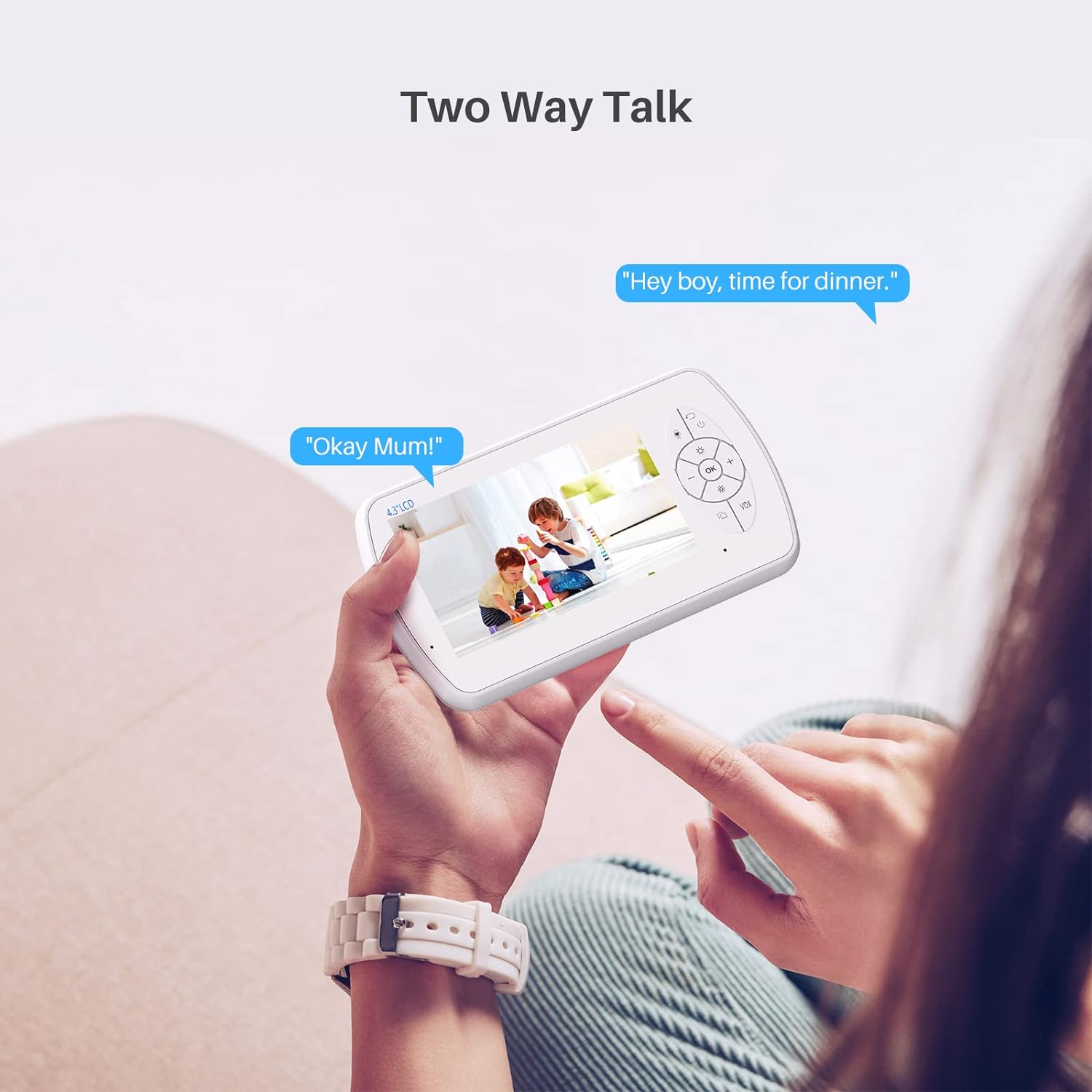 SMONET 1080P Baby Monitor丨With Video and Audio