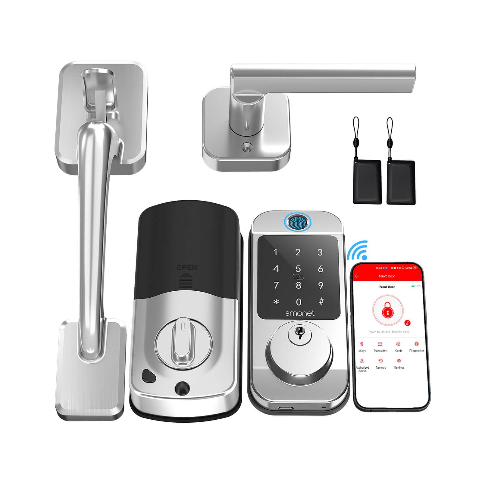 SMONET M6 WiFi Front Door Lock Set