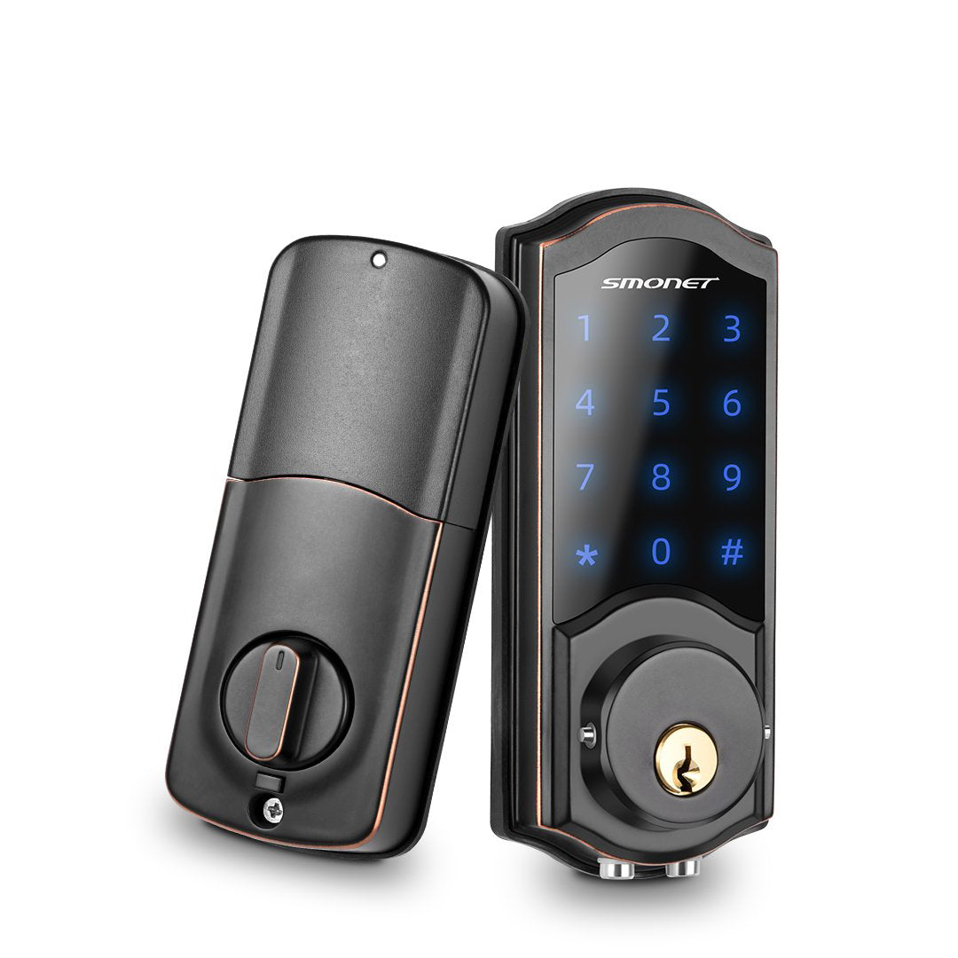 SMONET A1-B Smart Lock, Black main picture 2