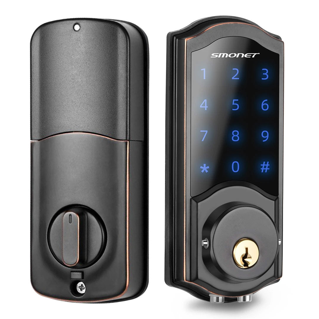 SMONET A1-B Smart Lock, Black main picture