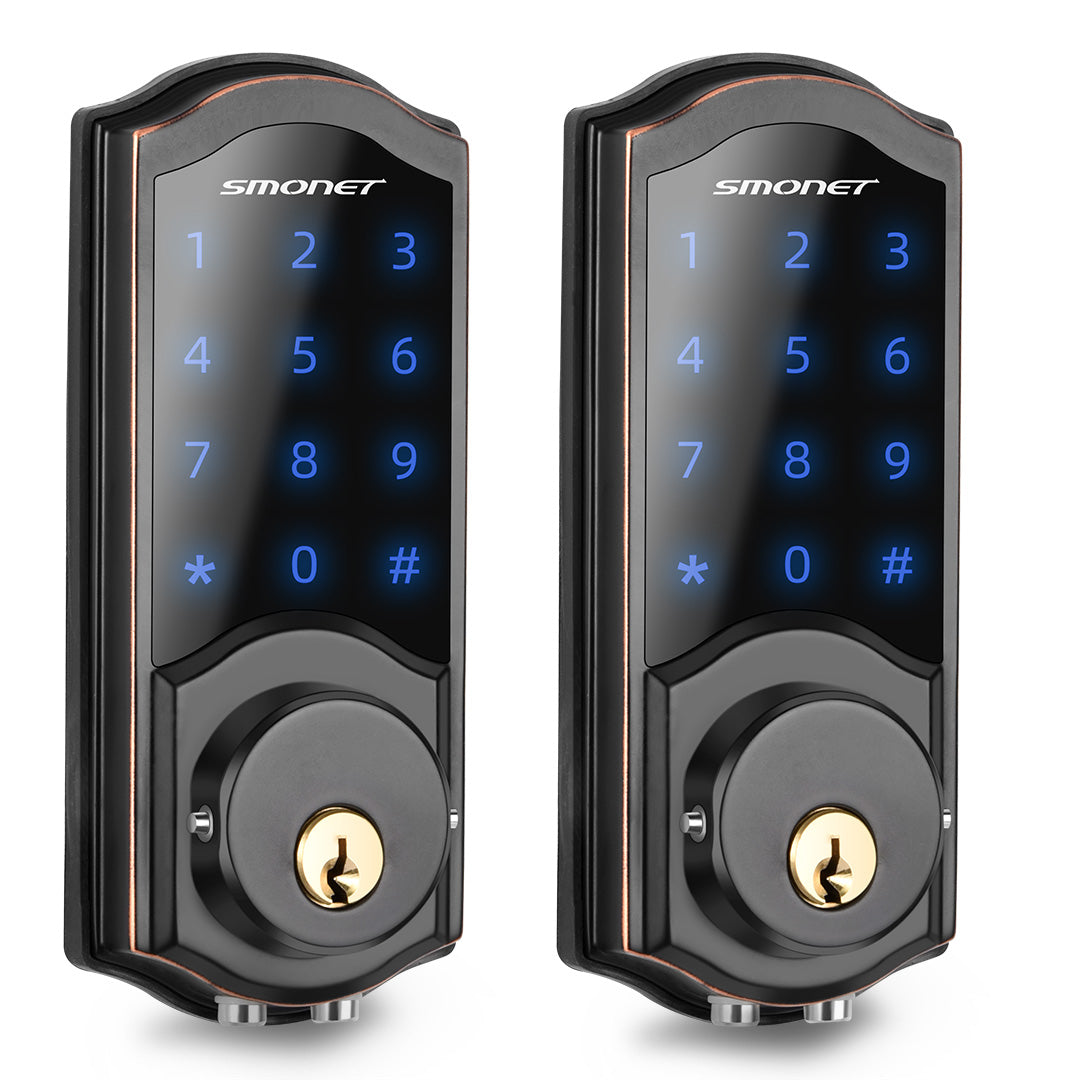 SMONET A1-B Smart Lock, Black main picture 3