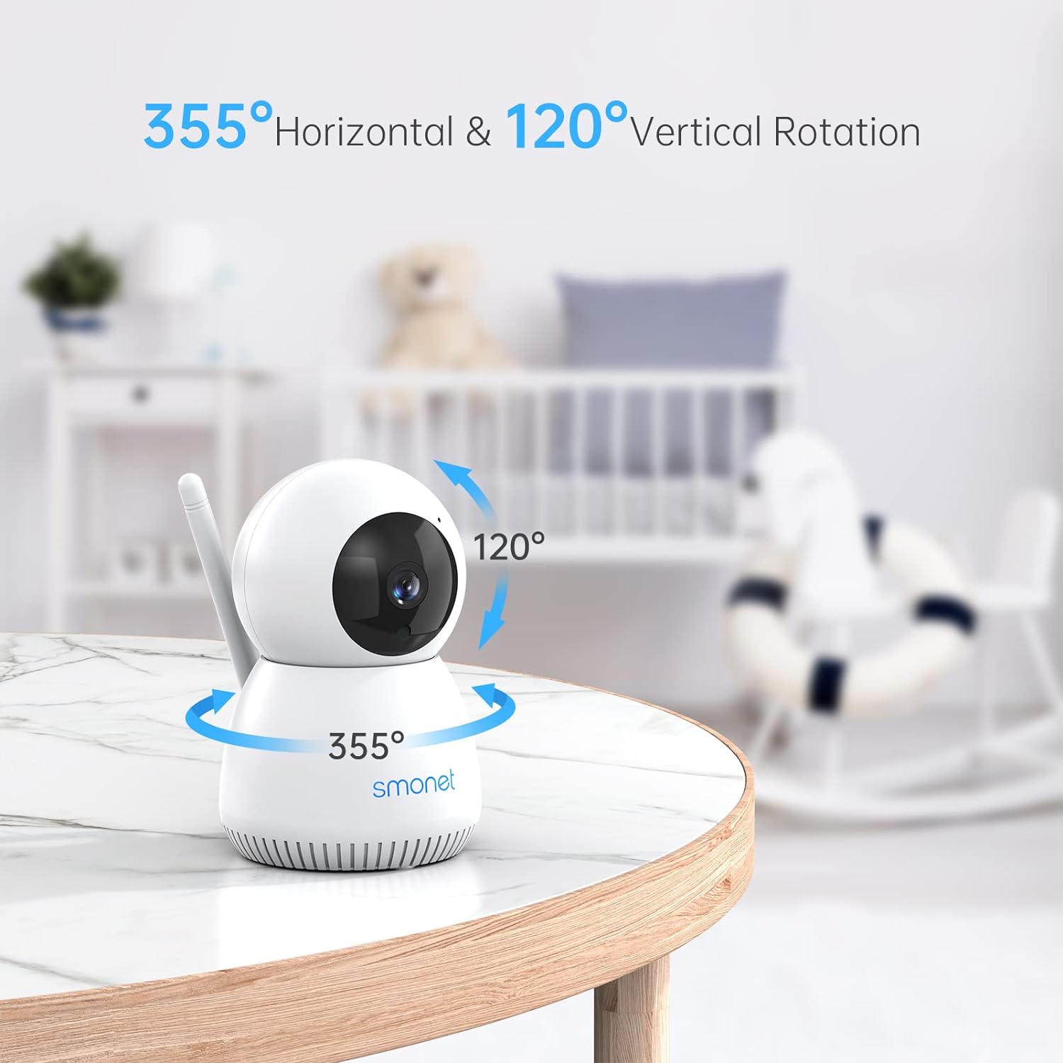 SMONET 1080P Baby Monitor丨With Video and Audio