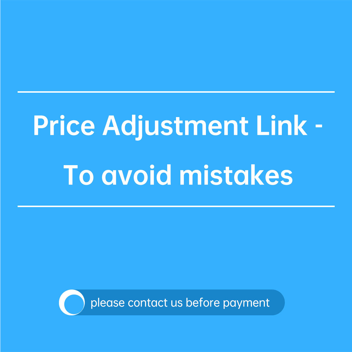 SMONET Price Adjustment Link, To avoid mistakes