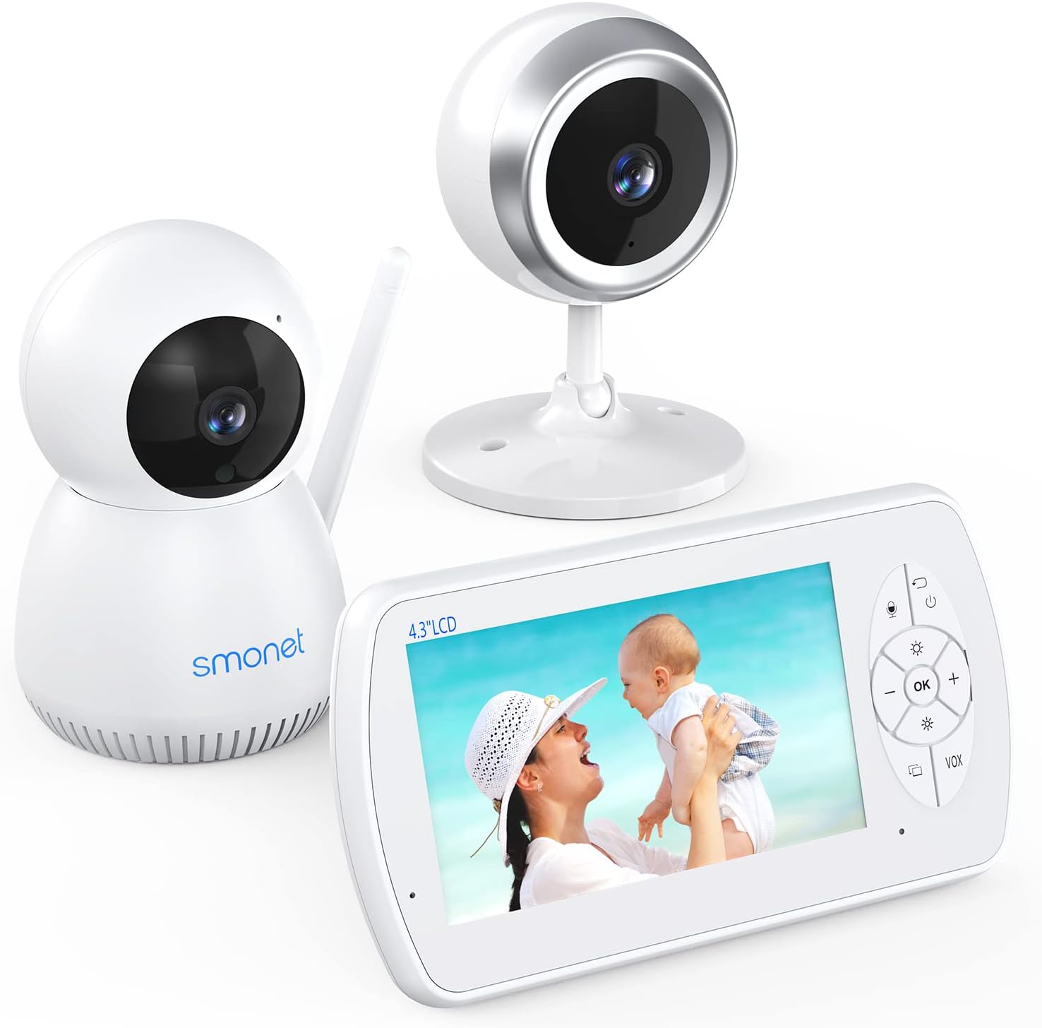 SMONET 1080P Baby Monitor丨With Video and Audio