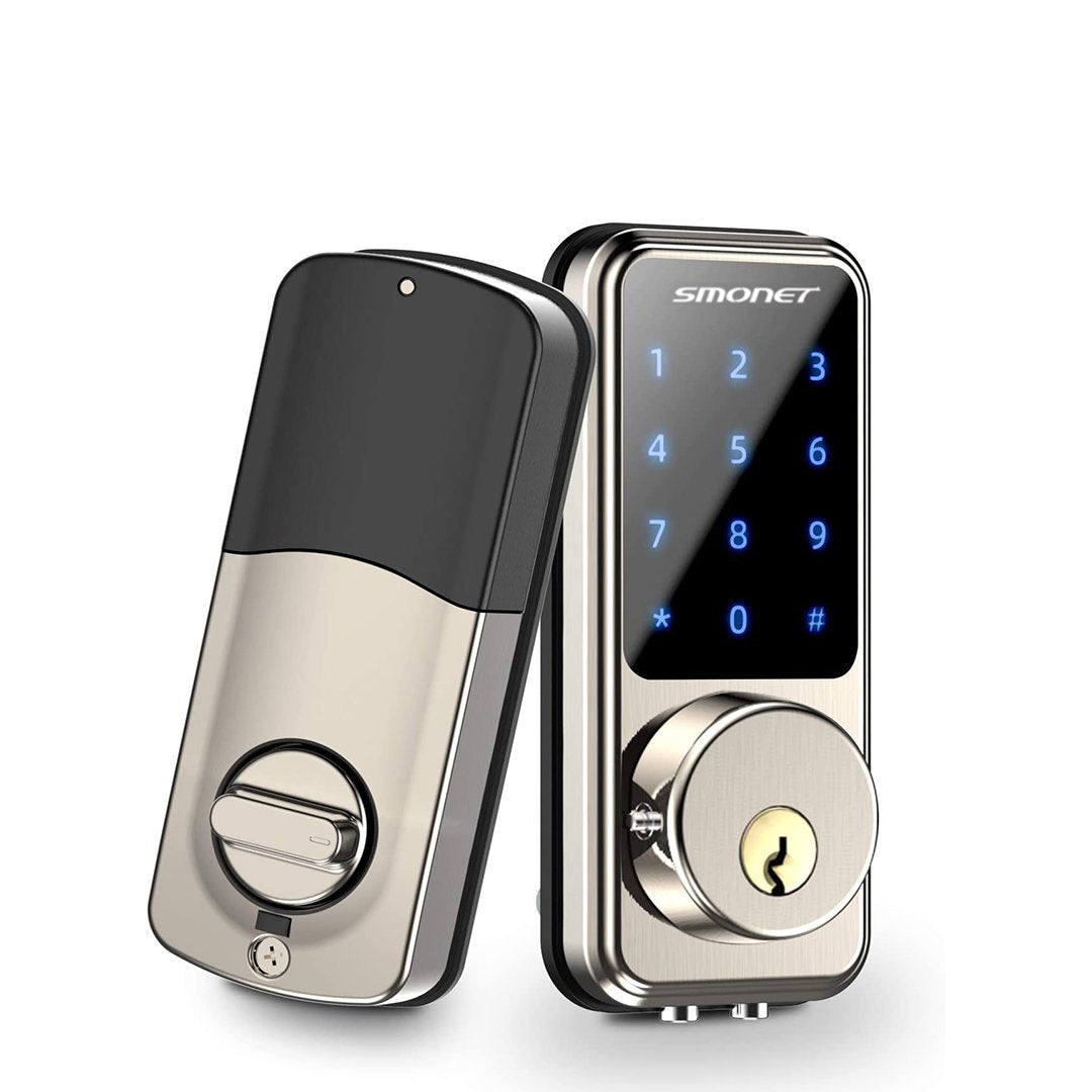 SMONET M1-B Smart Lock Silver Main Image 2